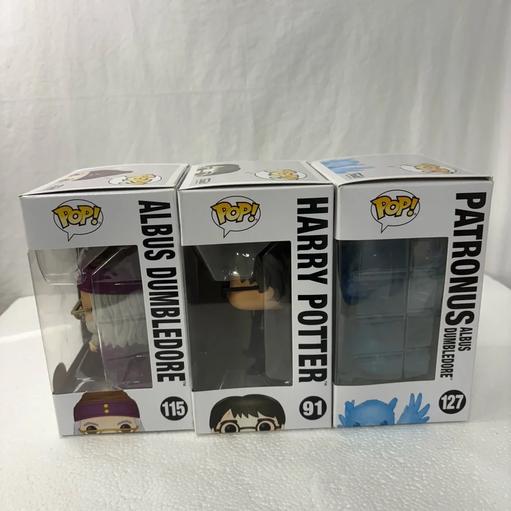 Lot of 3 Funko pop! Harry Potter, Dumbledore, patronus 127 115 91 - Picture 5 of 6